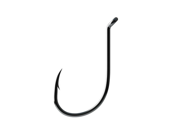 Eagle Claw QL2BGH-6 Laser Octopus Hook, Forged, Platinum Black, Size 6, 11Pk