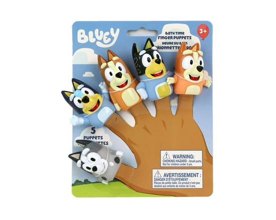 Bluey Jumbo Finger Puppets