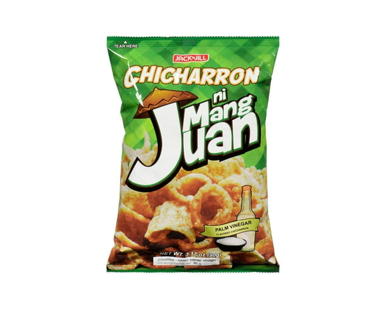 Jack&Jill Mang Juan Chicharon Paombong 90g per bag, Vegetarian Chicharon - 90g