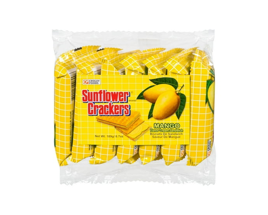 Crackers au tournesol Saveur mangue Crème Sandwich 189 g par paquet - 189 g