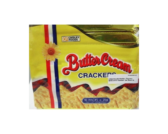 Croley Foods Butter Cream Original Cracker - 250g (8.8oz)