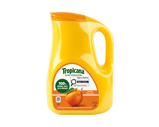 Tropicana 100% Pure Orange Juice No Pulp - 2.63 L