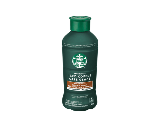 Starbucks Iced Coffee Medium Roast Unsweetened , Bottle - 1.42L