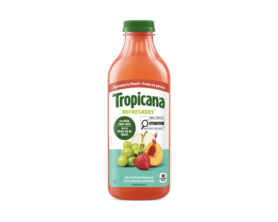 Tropicana Boisson aux Fruits Fraise et Pêche, 1.36L - 1,36 L