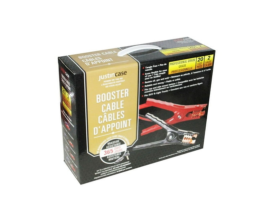 Justin Case 20 foot 2 Gauge Cables D'Appoint