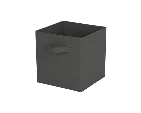 Mainstays panier de rangement en forme de cube, pliable, organisation de la maison, les principaux matériaux sont du tissu non usé et du papier carton