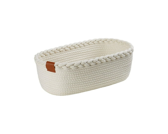HOMETRENDS Cotton Rope Sotrage basket