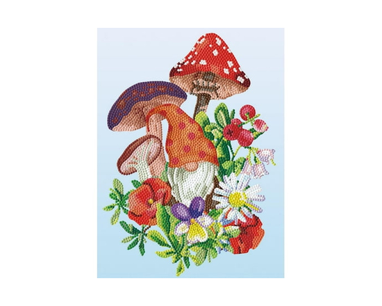 DIAMOND DOTZ® Nain de jardin Édition Spéciale Kit d'art Broderie Diamant - 9 pouces x 12 pouces