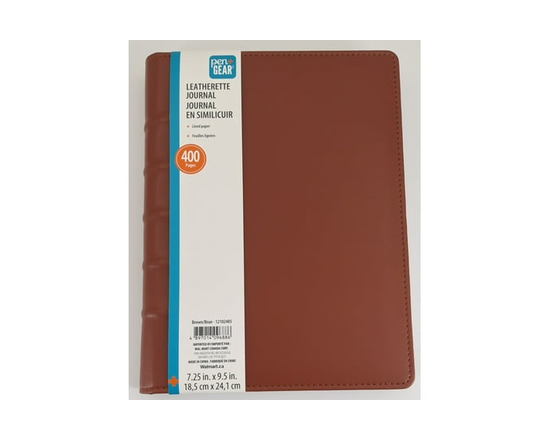 Pg Leatherette Journal 400Pg
