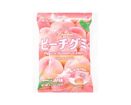 KASUGAI Peach Gummy Candy - 3.77 oz