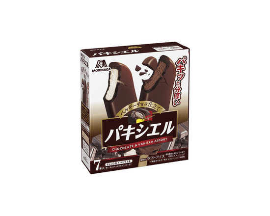 Morinaga Seika Pakiciel Frozen Ice Cream Bar - Chocolate, Vanilla Mix - 280ml
