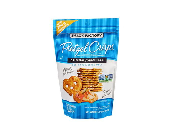 Craquelins de bretzels Pretzel Crisps de Snack Factory, saveur originale