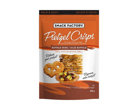 Snack Factory Pretzel Crisps Aile de Buffle