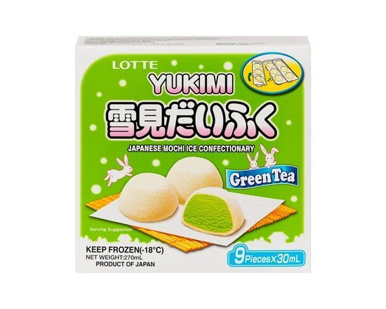 Lotte Mochi Green Tea - 270 mL