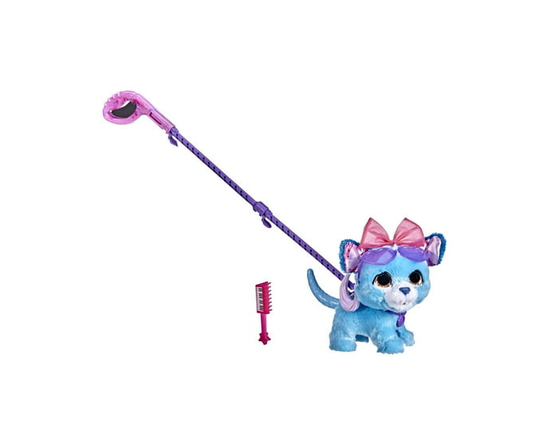 FRR Walkalots Big Wags Interactive Kitty Toy, Fun Pet Sounds and Bouncy Walk, Ages 4 and up