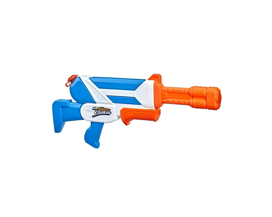 Nerf Super Soaker Twister Water Blaster, 2 Twisting Streams of Water, Pump to Fire, Outdoor Water-Blasting Fun for Kids Teens Adults