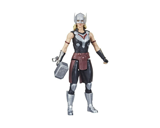 Marvel Avengers Titan Hero Series Mighty Thor Toy, 12-Inch-Scale Thor: Love and Thunder Figure with Accessory, Toys for Kids Ages 4 and Up