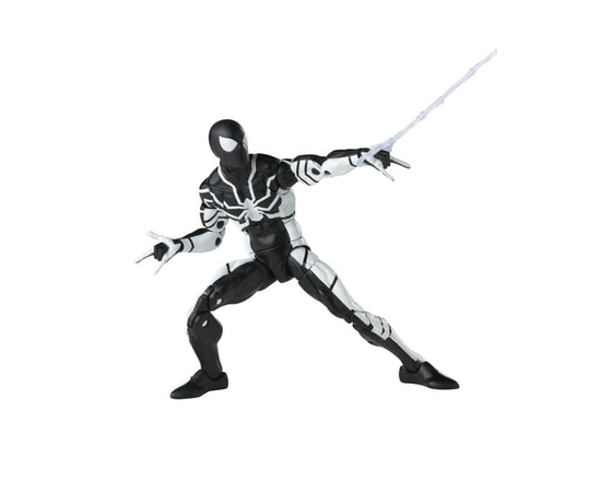 Marvel Legends Series Spider-Man 6-inch Future Foundation Spider-Man (Stealth Suit) Action Figure Toy, Includes 4 Accessories - One Size
