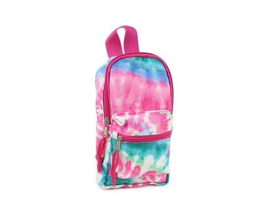 Pen + Gear Tie Dye Backpack Shaped Pencil Pouch with Strap - 4.33 x 2.56 x 7.87 inches