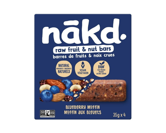 Nakd Blueberry Muffin Multipack - 4 x 35g