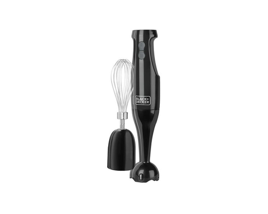 Black + Decker HB2401B 200W 2-Speed Immersion Blender, Black