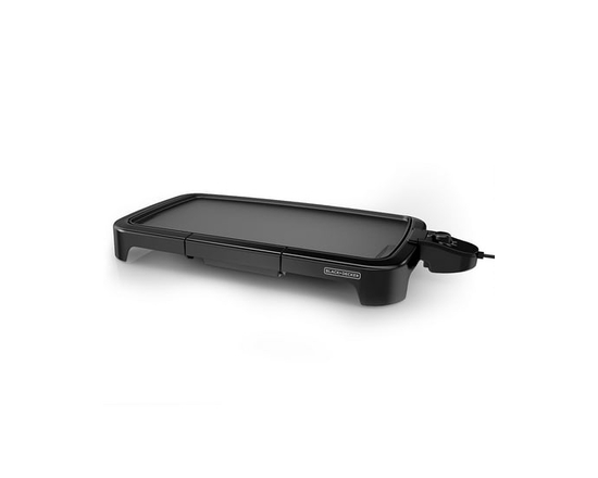 BLACK + DECKER Plaque Chauffante Électrique Antiadhésif, 20" x 11" Revêtement antiadhésif - Compact