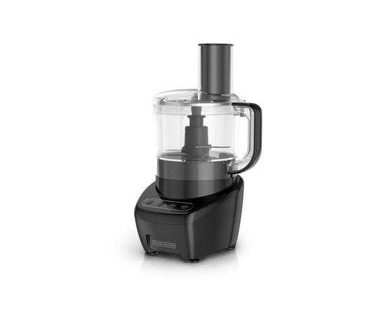 BLACK+DECKER Easy Assembly 8-Cup Food Processor, Black, FP4200BC