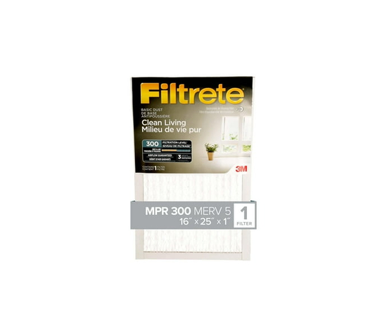 Filtrete™ Clean Living Basic Dust Filter, MPR 300