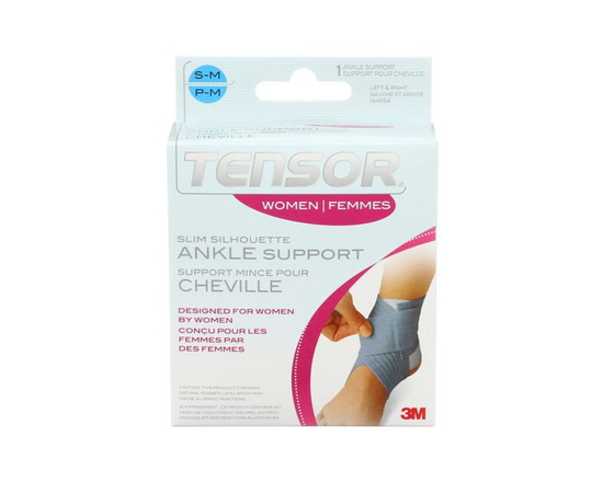Tensor™ Women Slim Silhouette Ankle Support, light blue, small/medium - Other
