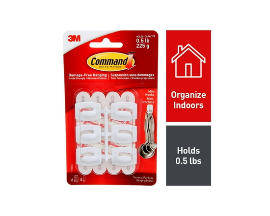 Command™ Mini Hooks 17006C - Mini
