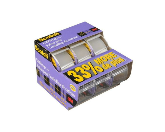 Scotch® GiftWrap Tape 311X-OS (Clear)