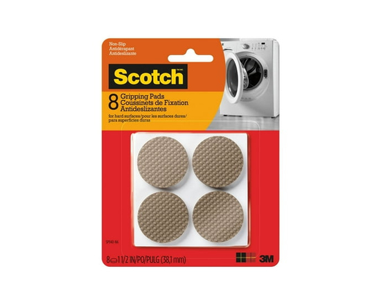 Scotch® Gripping Pads, SP940-NA, brown, 1.5 in (3.81 cm), 8 per pack - 38mm
