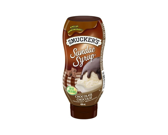 Smucker's Sundae Syrup, Chocolate Flavoured Syrup, 428mL - 428 mL