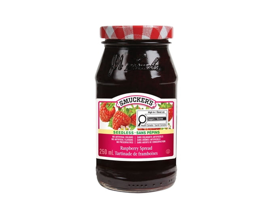 Smucker's Seedless Raspberry Spread 250ml - 250 mL