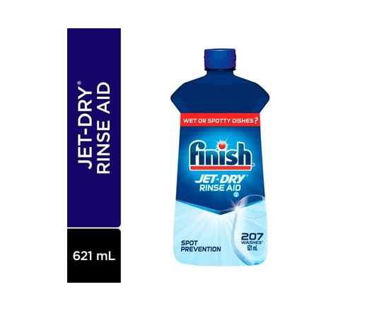 Finish Jet-Dry, Dishwasher Rinse Aid, Original, Dishwasher Rinse Agent & Drying Agent, 621 mL - 621 ML