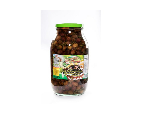 Al Dayaa Black Olives - Large Format