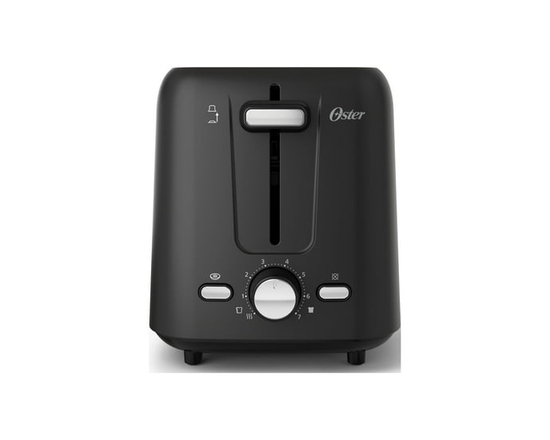 Grille-pain 2 tranches Oster avec réglage Bagel personnalisé et fentes très larges, noir