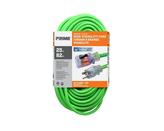 Prime Wire & Cable Neon Flex 25m Extension Cord