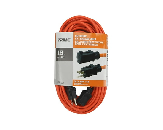 Prime Wire & Cable 15m (49.2ft) Outdoor Extension Cord - 15