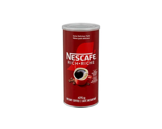 NESCAFE Café instantané Riche, riche et délicieux, ajoutez simplement de l’eau chaude - [12 X 475 g]