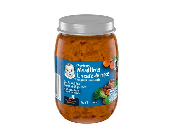 Mealtime Purée de Boeuf et de Légumes Pot - 160 ml