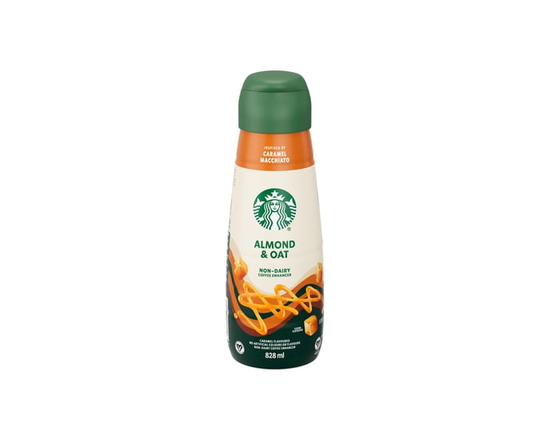 Starbucks Amande et Avoine Rehausseur de Café Non Laitier Caramel Macchiato - 828 ml