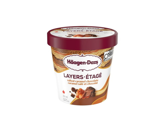 HAAGEN-DAZS Layers Salted Caramel Chocolate Ice Cream - 414 ml