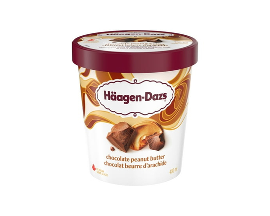 HAAGEN-DAZS Chocolate Peanut Butter Ice Cream - 450 mL