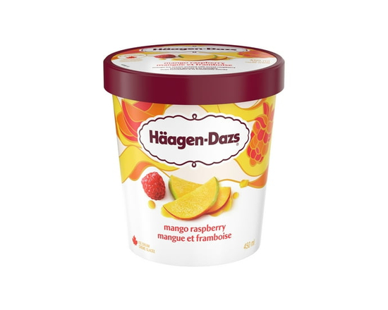 HAAGEN-DAZS Mango Raspberry Ice Cream - 450 ml
