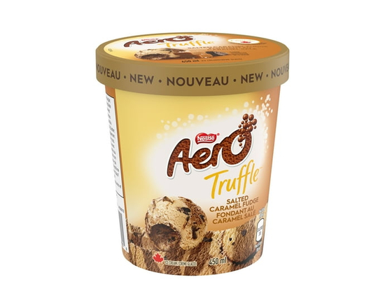 AERO Truffle Salted Caramel Ice Cream Tub, 450 ML - 450 mL
