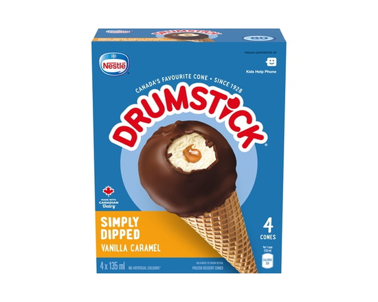 DRUMSTICK Simply Dipped Cones - 1 L