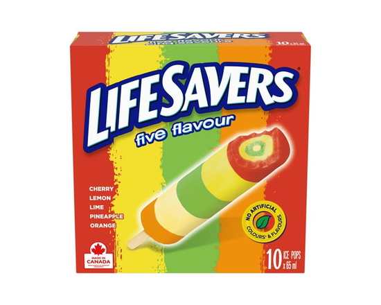 LIFESAVERS Five Flavour Ice Pops - 65 ml