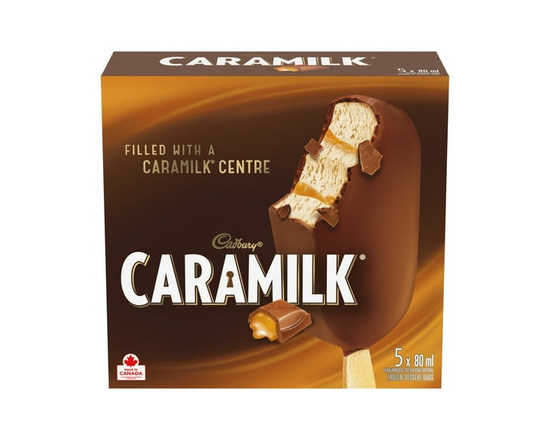 CADBURY Caramilk Frozen Dessert Bars - 400 ml