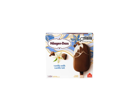 HAAGEN-DAZS Vanilla Milk Ice Cream Bars - 88 ml